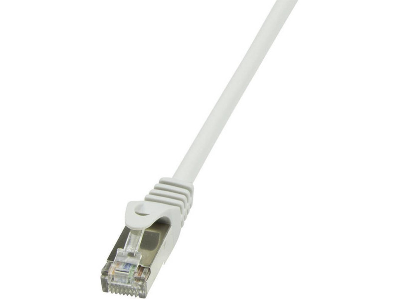 LogiLink Câble patch, Cat. 6, F/UTP, 3,0 m, gris, gaine en