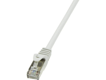 LogiLink Câble patch, Cat. 6, F/UTP, 7,5 m, gris, gaine en