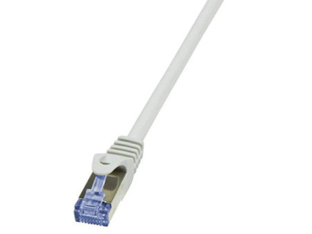 LogiLink Câble patch, Cat. 6A, S/FTP, 1 m, gris