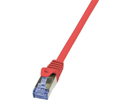 LogiLink Câble patch, Cat. 6A, S/FTP, 1,5 m, rouge