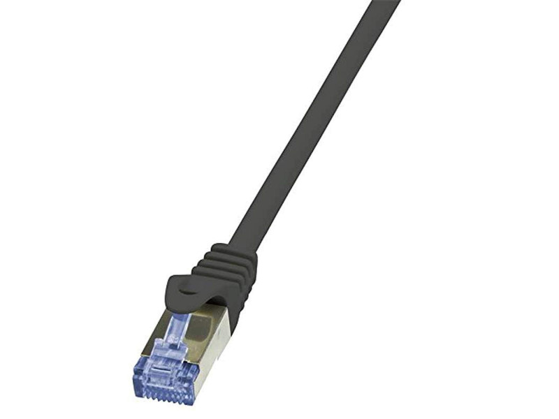 LogiLink Câble patch, Cat. 6A, S/FTP, 7,5 m, noir
