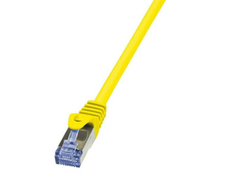 LogiLink Câble patch, Cat. 6A, S/FTP, 7,5 m, jaune