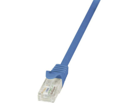 LogiLink Câble patch EconLine, Cat. 6, U/UTP, 0,25 m, bleu