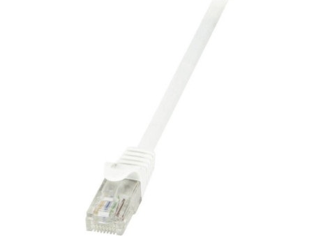 LogiLink Câble patch EconLine, Cat. 6, U/UTP, 1 m, blanc