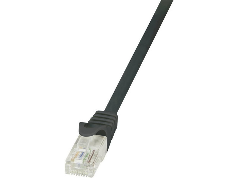 LogiLink Câble patch EconLine, Cat. 6, U/UTP, 2 m, noir