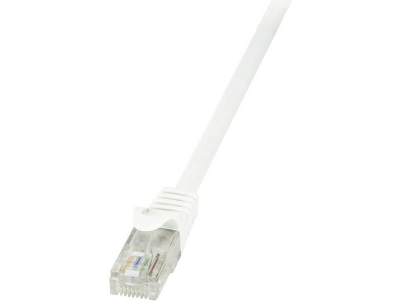 LogiLink Câble patch EconLine, Cat. 6, U/UTP, 10 m, blanc