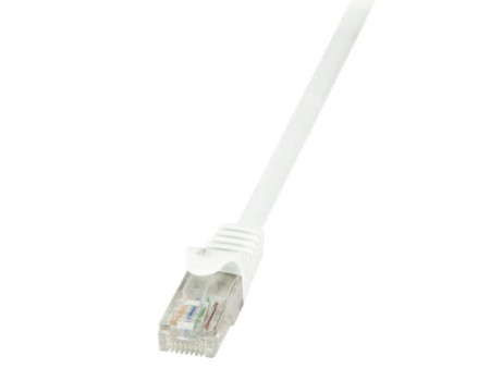 LogiLink Câble patch EconLine, Cat. 6, U/UTP, 15,0 m, blanc