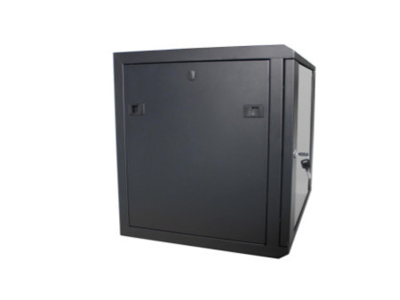 LogiLink Coffret mural 19', une pièce, 6 U, noir