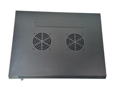 LogiLink Coffret mural 19', une pièce, 6 U, noir