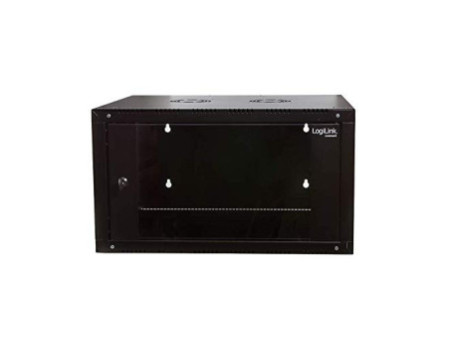 LogiLink Coffret mural 19', une pièce, 15 U, noir