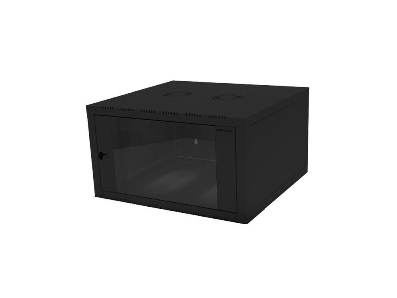 LogiLink Coffret mural 19', une pièce, 21 U, noir