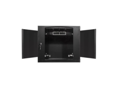LogiLink Coffret mural 19', une pièce, 6 U, noir-gris