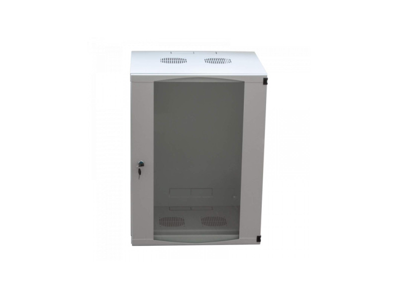 LogiLink Coffret mural 19', une pièce, 12 U, gris clair