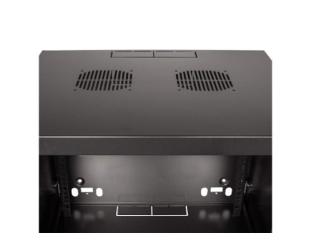 LogiLink Coffret mural 19', une pièce, 12 U, noir-gris
