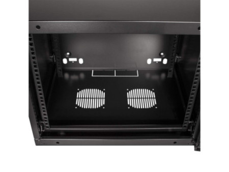 LogiLink Coffret mural 19', une pièce, 12 U, noir-gris