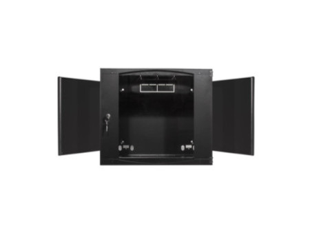 LogiLink Coffret mural 19', une pièce, 15 U, noir-gris