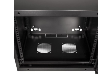LogiLink Coffret mural 19', une pièce, 15 U, noir-gris