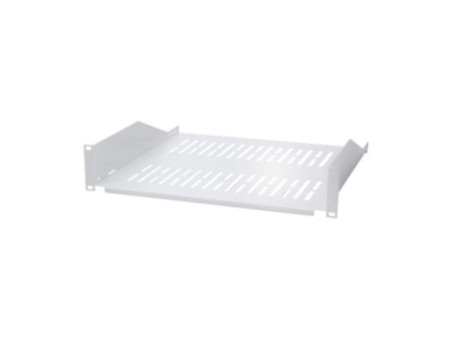 LogiLink Etagère 19', 2 U, montage fixe, (P)400 mm, gris