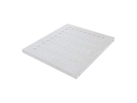LogiLink Etagère 19', 1 U, montage fixe, (P)525 mm, gris