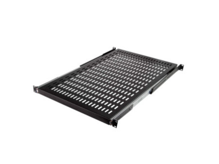 LogiLink Etagère 19', 1 U, téléscopique, (P)800 mm