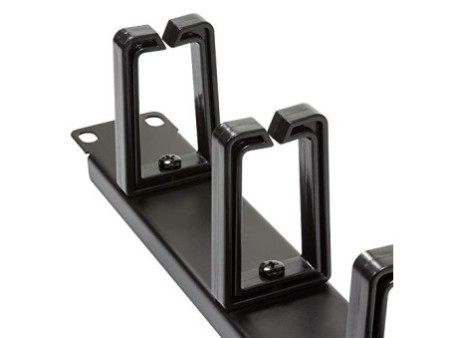 LogiLink Panneau de gestion de câbles 19', 1 U, 5 anneaux en