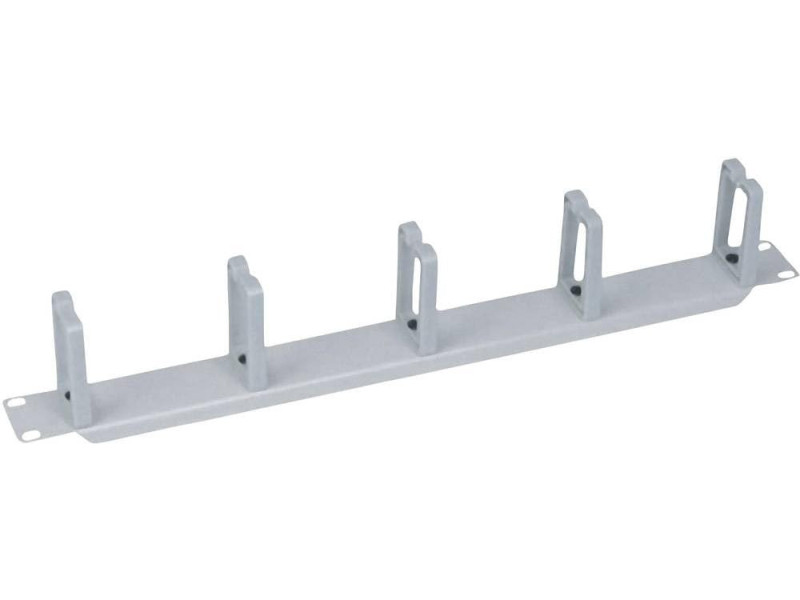 LogiLink Panneau de gestion de câbles 19', 1 U, 5 anneaux en
