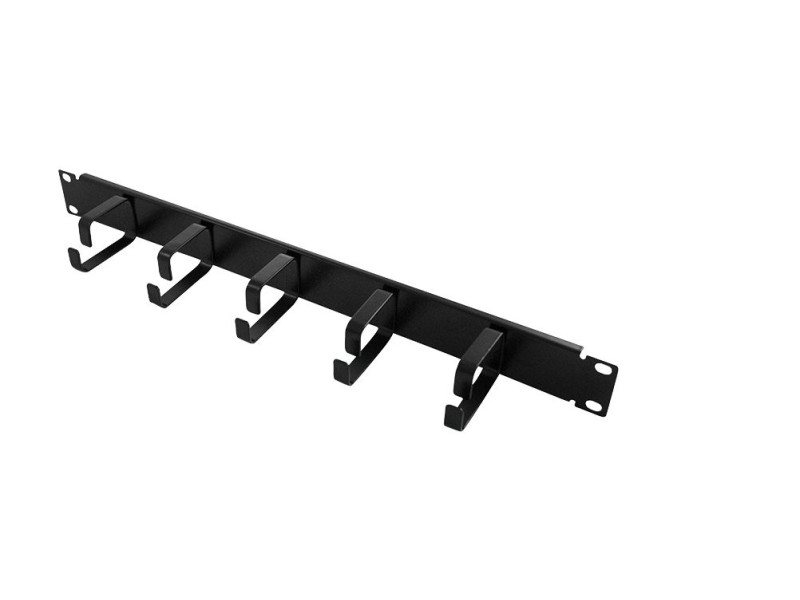 LogiLink Panneau de gestion de câbles 19', 1 U, 5 anneaux en