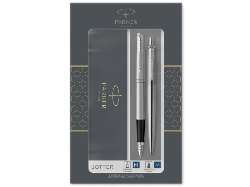 PARKER Coffret de stylos JOTTER Acier C.C.