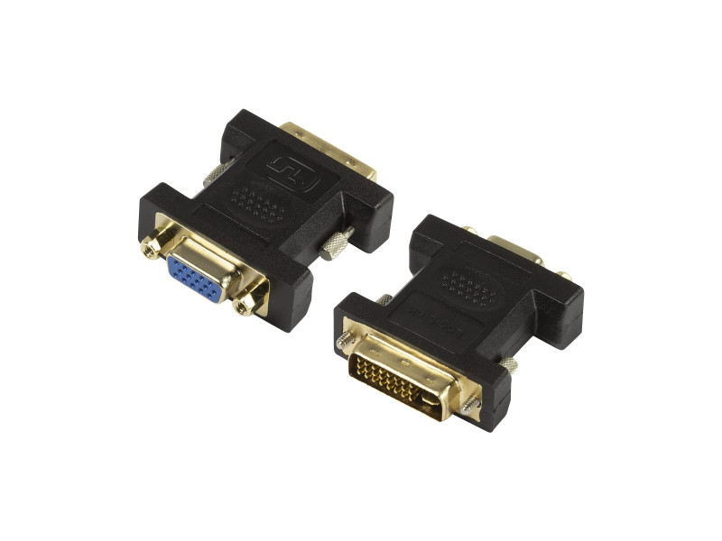 Logilink Adaptateur DVI mâle 24+5 pôles-VGA femelle 15 pôles