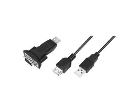 LogiLink Adaptateur USB 2.0 - RS232, noir