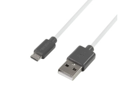 LogiLink Câble USB 2.0, USB A - micro USB B mâle, 1,8 m