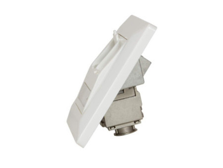 LogiLink Boîtier d'encastrement pour module keystone, blanc