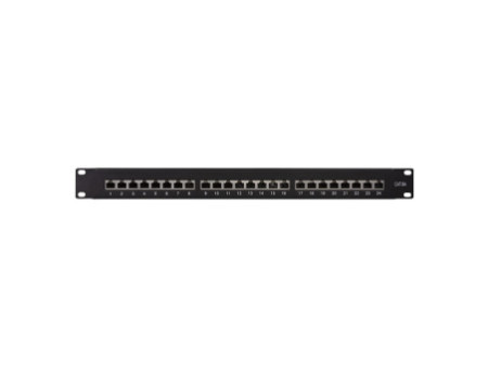 LogiLink Panneau de brassage 19' Cat.6A, 24 ports, noir, 1U