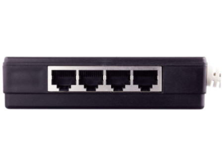 LogiLink Répartiteur RJ45, 4 ports, couleur: noir, blindé
