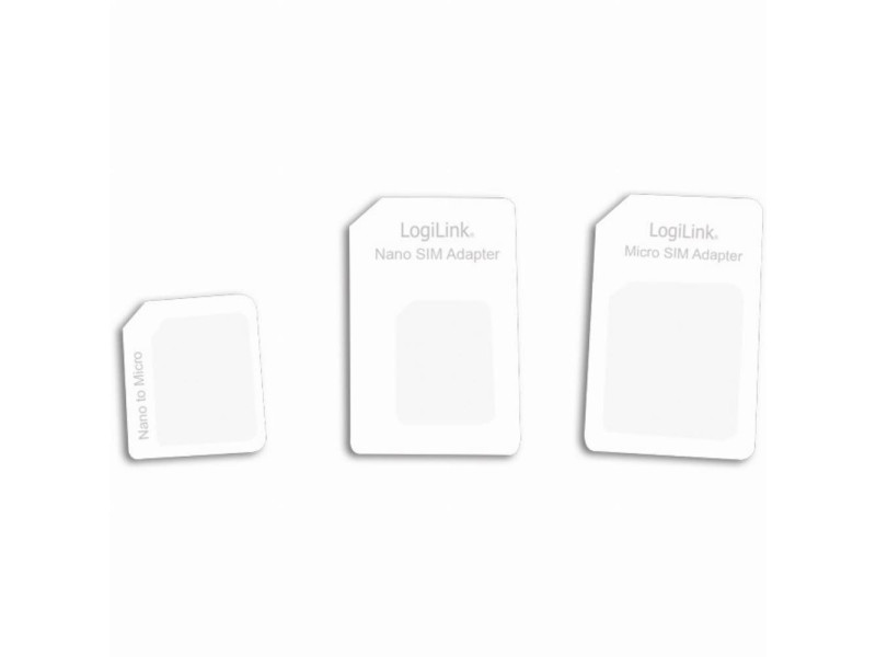 LogiLink Kit adaptateur de carte SIM nano/ micro / standard