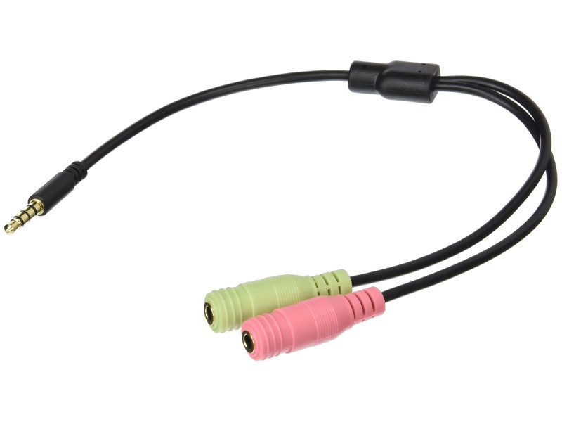 LogiLink Câble audio, jack mâle - 2 x jack femelle