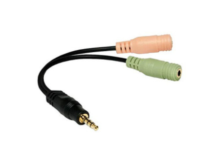 LogiLink Câble audio, jack mâle - 2 x jack femelle