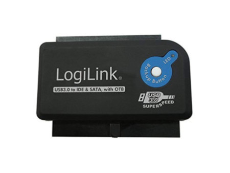 LogiLink Adaptateur USB 3.0 - IDE & SATA avec fonction OTB