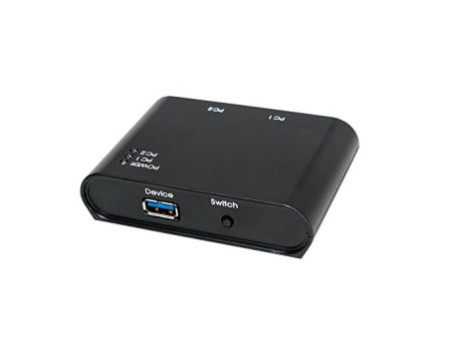 LogiLink Switch de partage USB 3.0, 2 PC sur un port USB