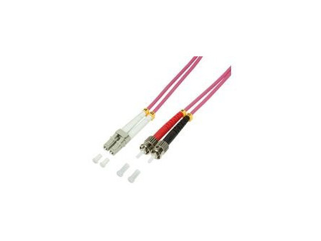 LogiLink Câble Patch à fibre optique, LC Duplex - 2 x ST