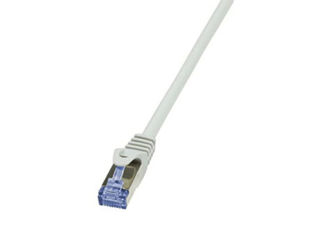 LogiLink Câble patch PrimeLine, Cat. 6A, S/FTP, 0,5 m, gris
