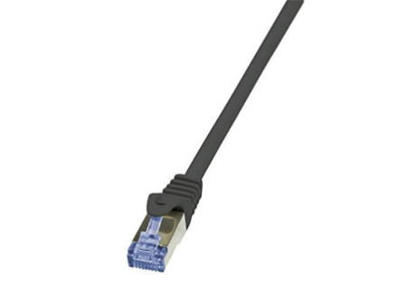 LogiLink Câble patch PrimeLine, Cat. 6A, S/FTP, 15 m, noir