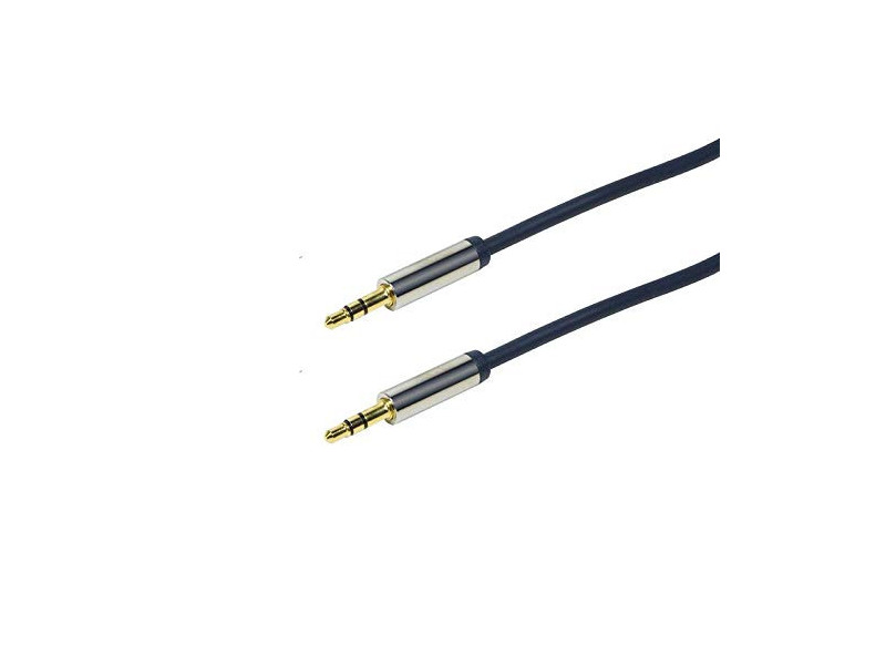 LogiLink Câble audio, 2 x jack mâle 3,5 mm, 1,5 m