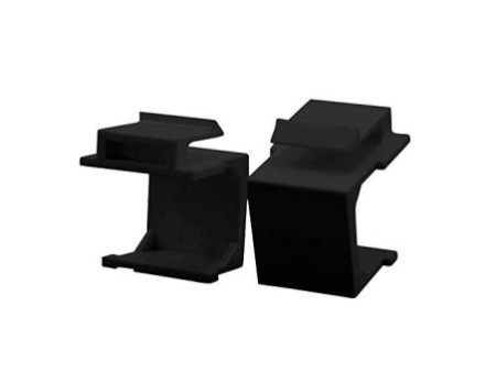 LogiLink Couvercle de protection pour module Keystone, noir