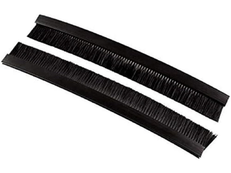 LogiLink Lot de brosses pour entrées de câbles, noir