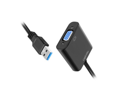 DIGITUS Adaptateur graphique USB 3.0 - VGA, noir