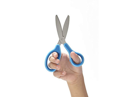 PLUS JAPAN Ciseaux pour enfants FITCUTCURVE KIDS, rond, rose