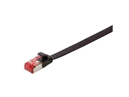 LogiLink Câble patch plat U/FTP, Cat.6A, 2,0 m, noir
