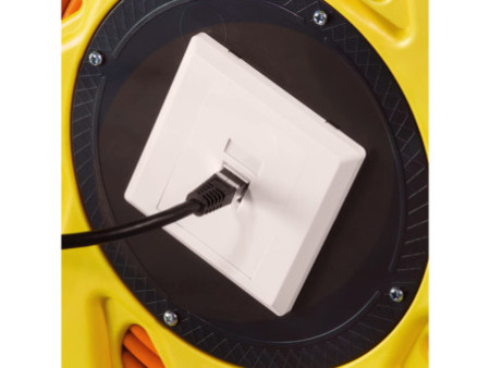 LogiLink Tambour à câble pour réseau, Cat. 6A, S/FTP, 500MHz