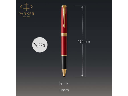 PARKER Stylo roller SONNET Rouge Intense G.T.